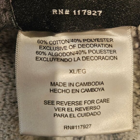 AND1 Mens L Heather Grey Cargo Sweatpants Gym Athleisure Athletic Work Out 90s - Picture 13 of 15